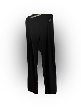 Women's Black Wide-Leg yoga Pants
